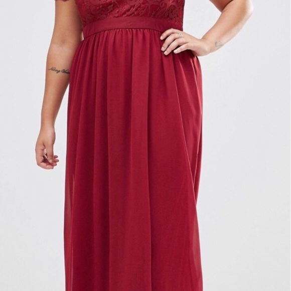 ASOS beautiful  maxi dress plus size - Picture 6 of 15